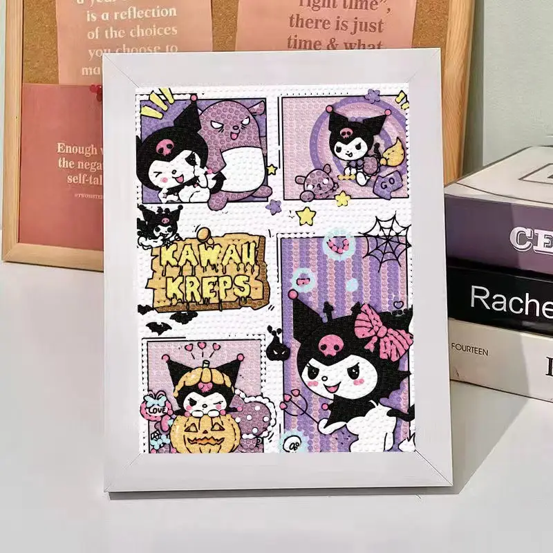 New Children's Diamond Painting Kulomi Ping An Joy Cartoon Educational Handmade DIY Gift Student Gift Stall