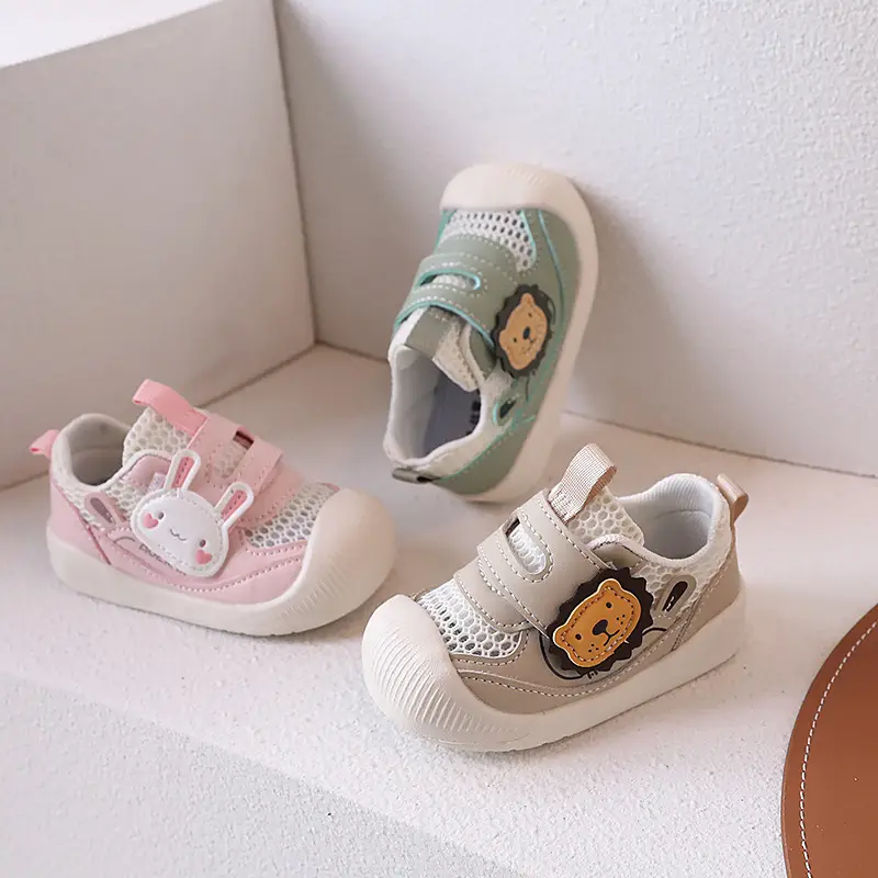 Baby Walking Shoes 2026 Summer Single Mesh Lion