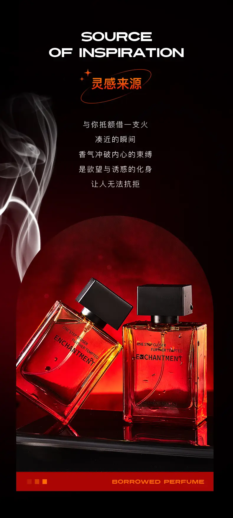 [Genuine Guarantee] Borrow Fire Drunken Wooden Men's Perfume 50ml Fragrance Lasting Dating Gift for Boyfriend — feature 4