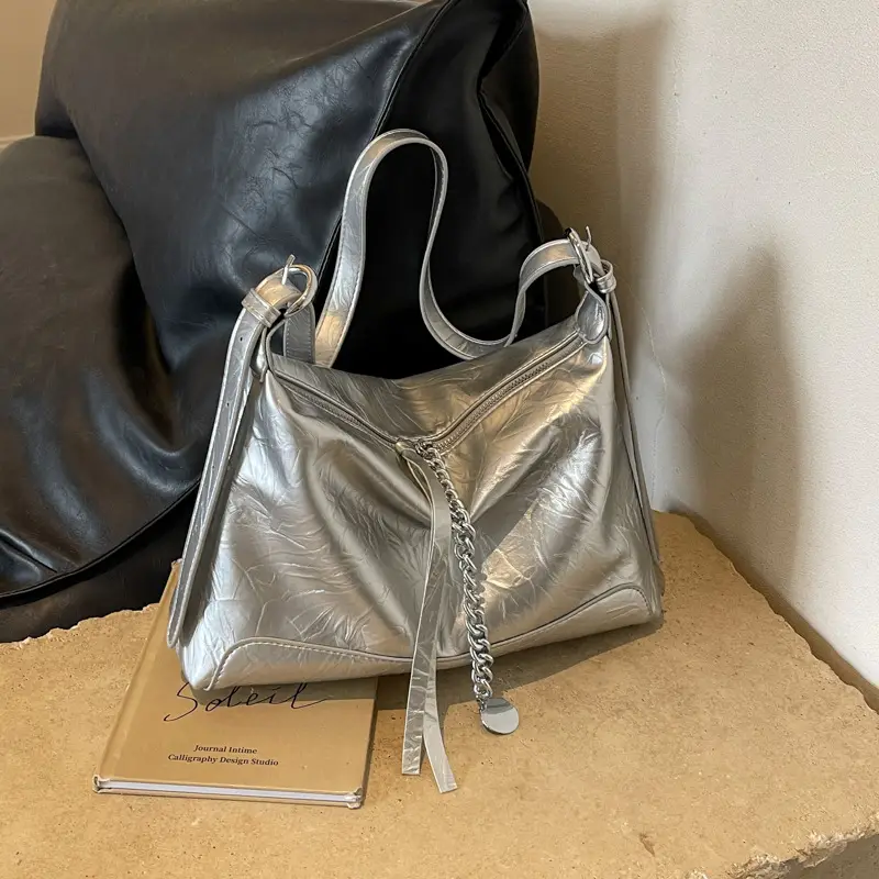 White Korean Style Shoulder Bag for Women