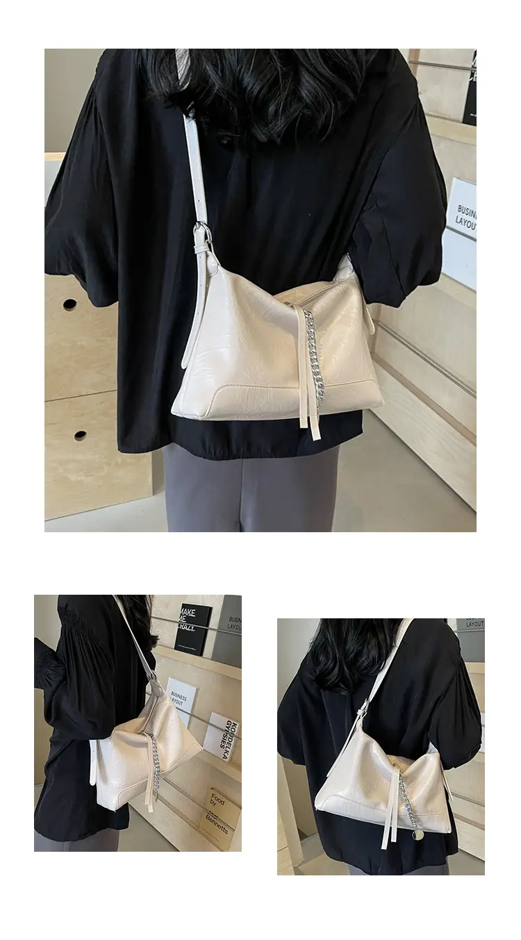 White Korean Style Shoulder Bag for Women — feature 18