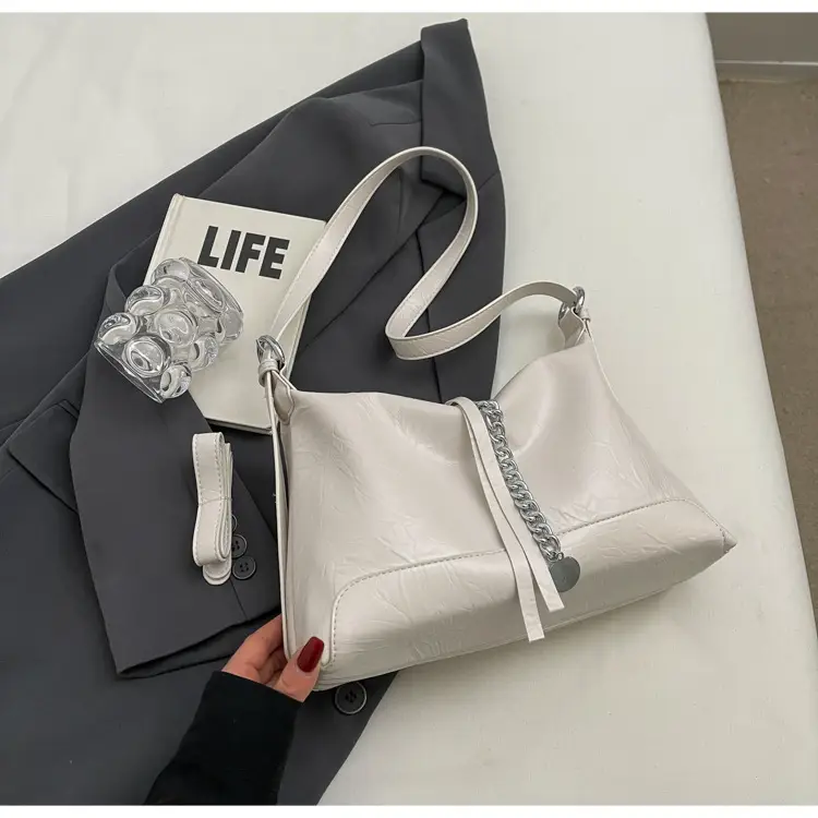 White Korean Style Shoulder Bag for Women — feature 28