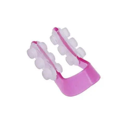Purple Silicone Nose Clip Straightener for Easy Application