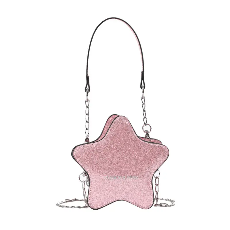 Star-shaped Korean Fashion Chain Crossbody Bag for Boys Girls - Image 11