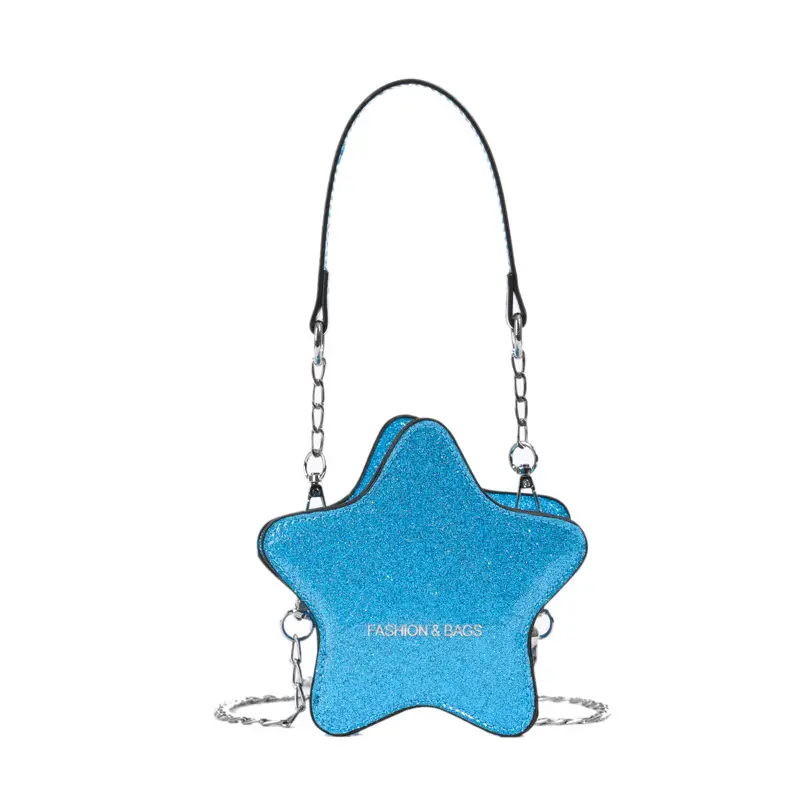 Star-shaped Korean Fashion Chain Crossbody Bag for Boys Girls - Image 5