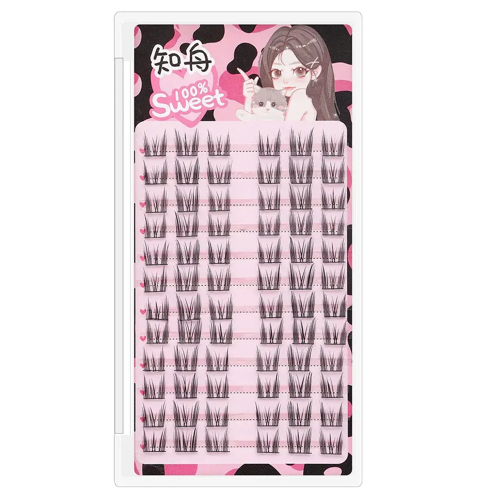 Lazy Trilogy False Eyelashes Cat Ear Sun Flower Cluster - Image 22
