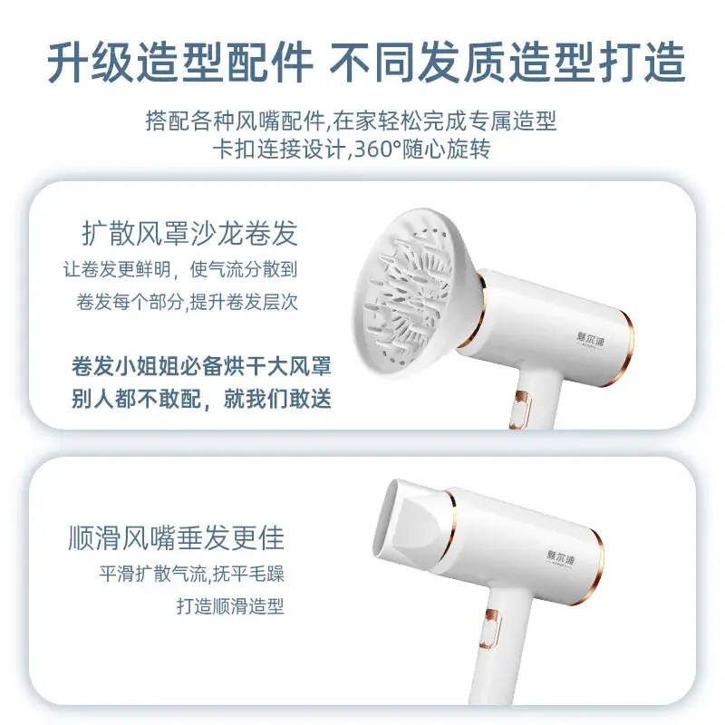 High-Speed Hair Dryer for Salon & Home Use
