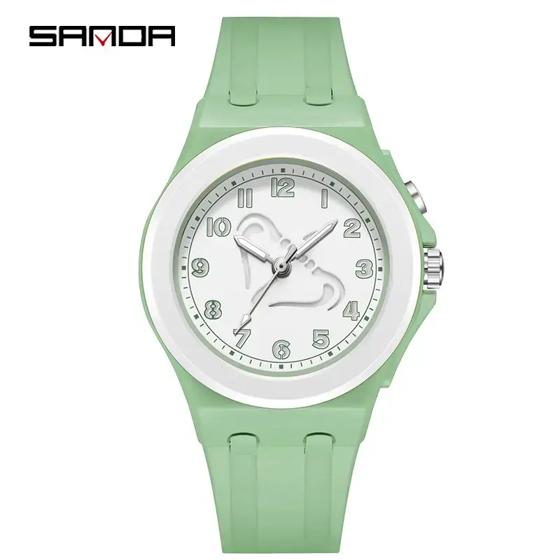 Sanda Cartoon Luminous Kids Watch Black Quartz - Image 12