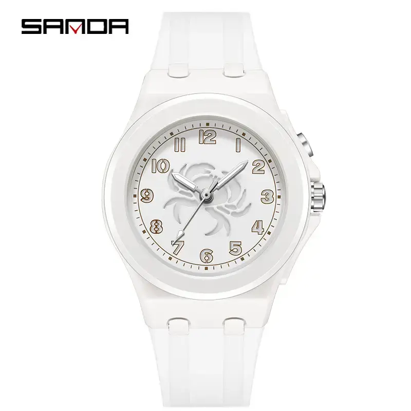 Sanda Cartoon Luminous Kids Watch Black Quartz - Image 4