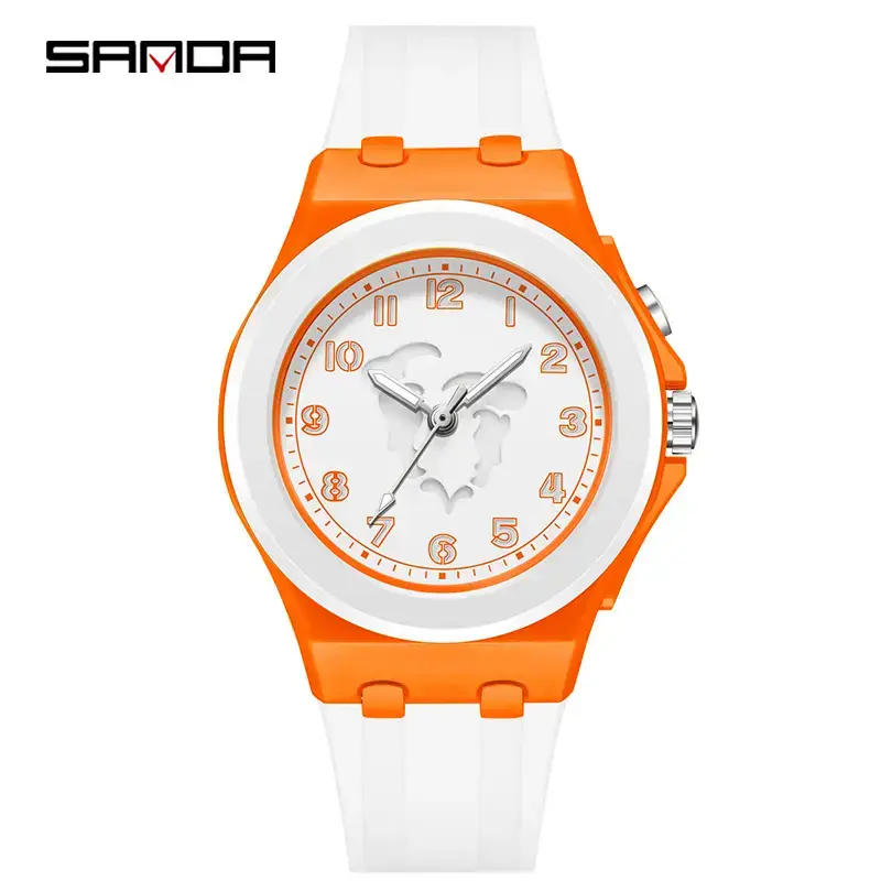 Sanda Cartoon Luminous Kids Watch Black Quartz - Image 6