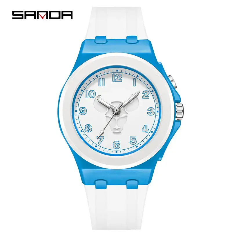 Sanda Cartoon Luminous Kids Watch Black Quartz - Image 8