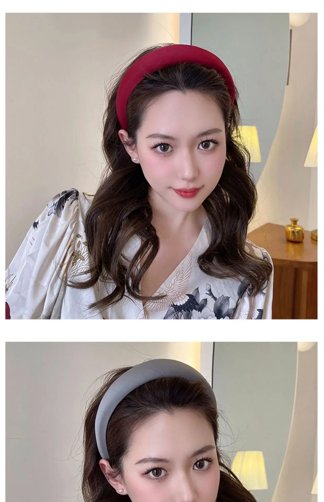 Ins Advanced Sponge Hairband Women's Wide-brimmed Headwear — feature 17