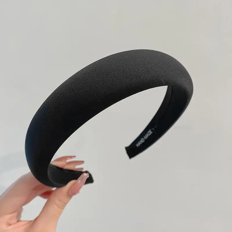 Ins Advanced Sponge Hairband Women's Wide-brimmed Headwear - Image 9