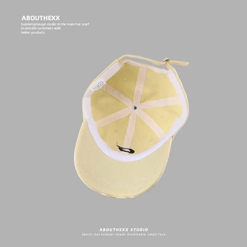 Korean Style G Letter Embroidery Baseball Cap Beige — feature 12