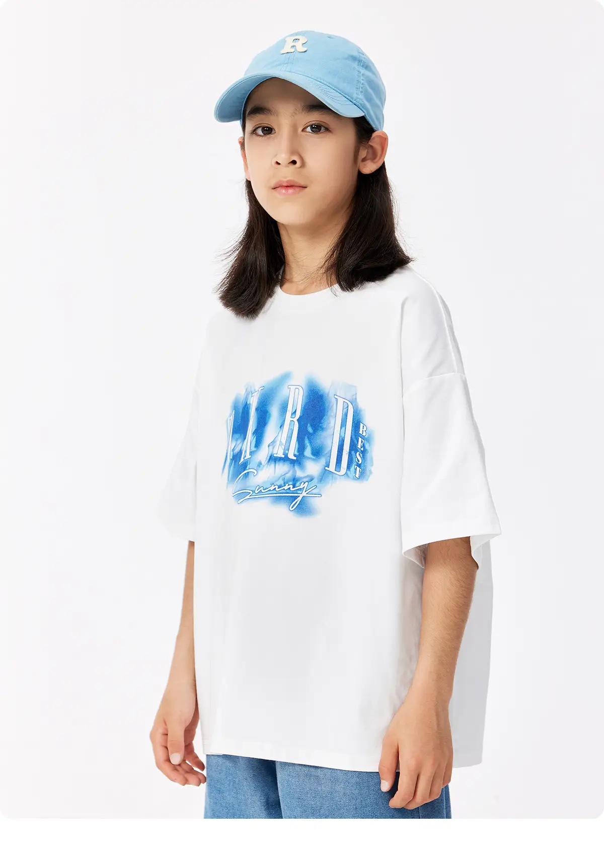 Girls Graphic T-Shirt Green Print 230G — feature 17