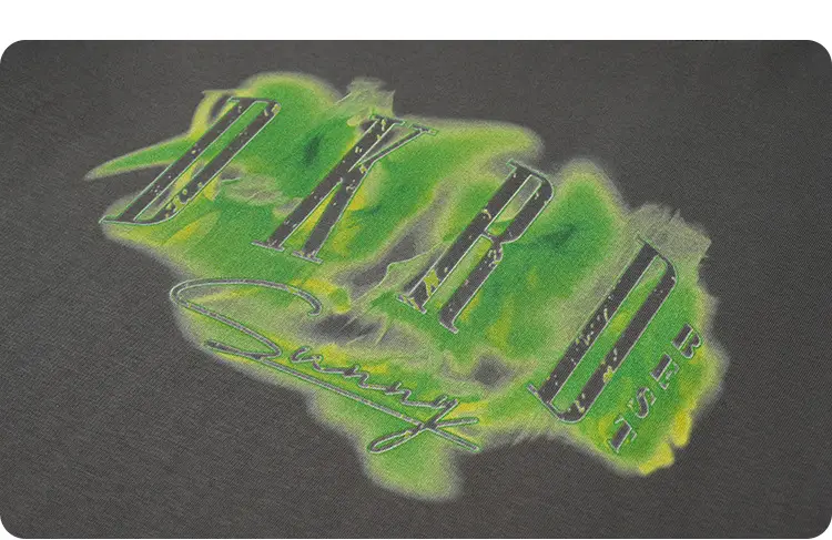 Girls Graphic T-Shirt Green Print 230G — feature 32