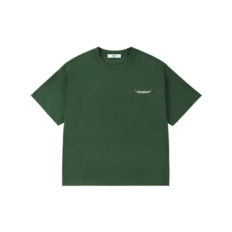 Girls Graphic T-Shirt Green Print 230G - Image 4
