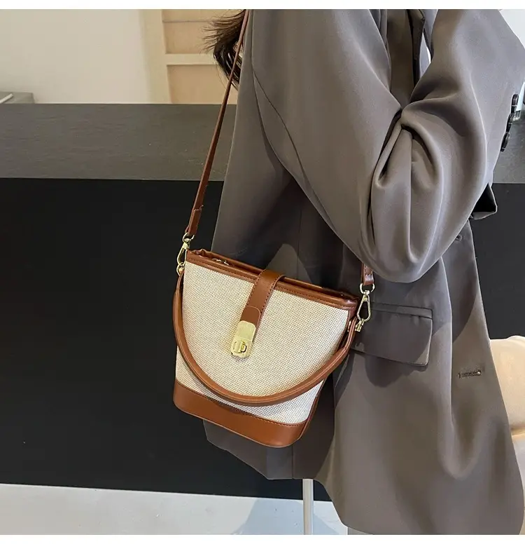 Women's Textured Bucket Bag Shoulder Crossbody 2024 — feature 14