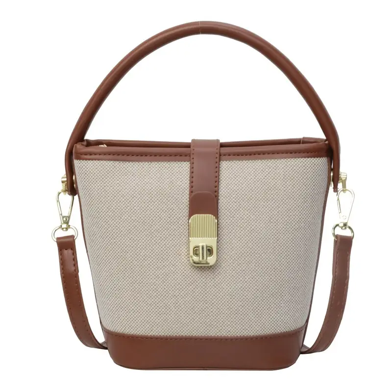 Women's Textured Bucket Bag Shoulder Crossbody 2024 - Image 2
