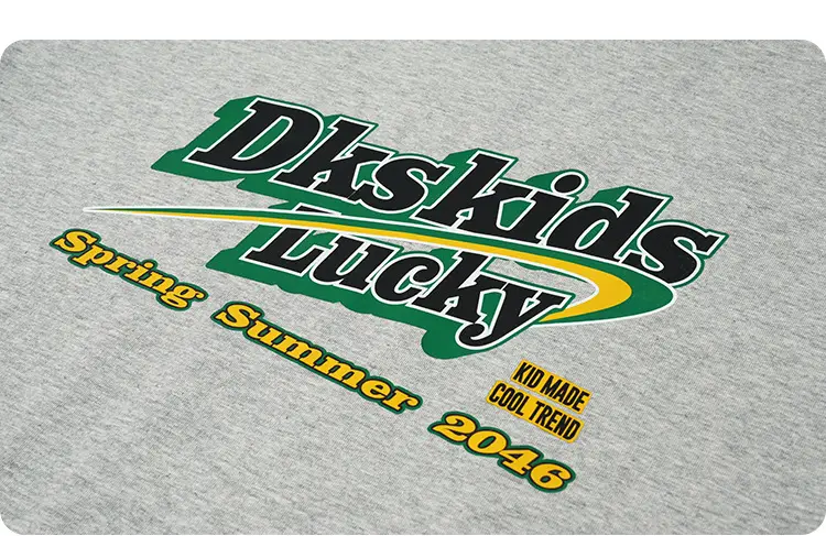 DK Kids Summer T-Shirt Gray Retro Graphic — feature 39