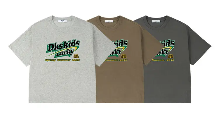 DK Kids Summer T-Shirt Gray Retro Graphic — feature 5