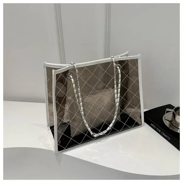 PVC Large Shoulder Bag Women Transparent Summer Hot Tote — feature 20