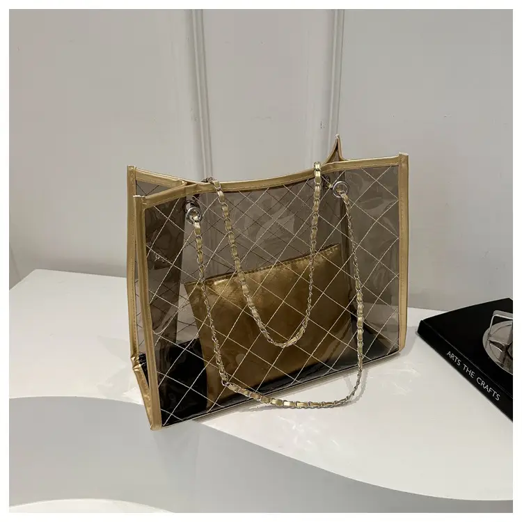 PVC Large Shoulder Bag Women Transparent Summer Hot Tote — feature 24