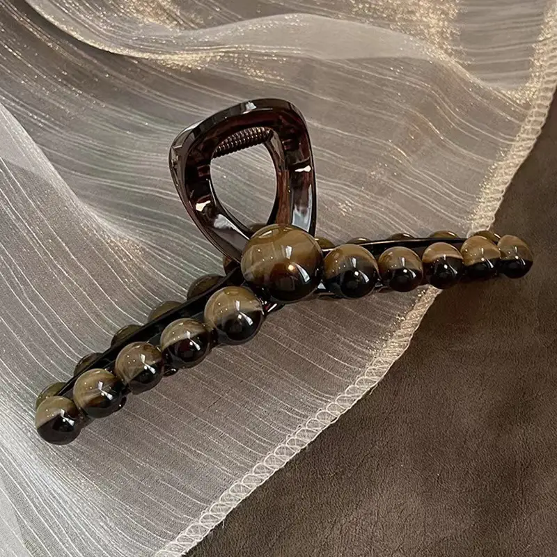 Super High-End Hairpin with Round Beads for Women