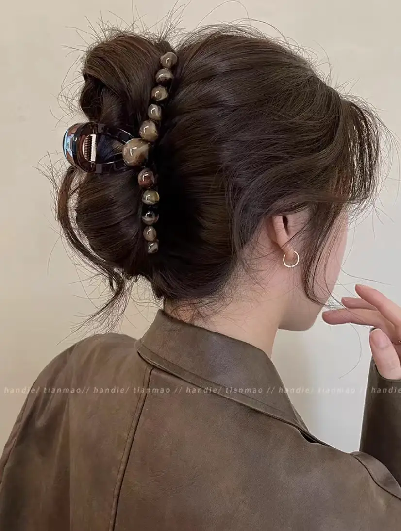 Super High-End Hairpin with Round Beads for Women — feature 2