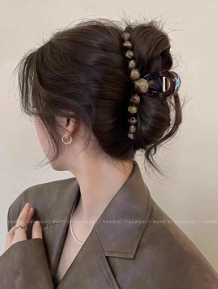 Super High-End Hairpin with Round Beads for Women — feature 5