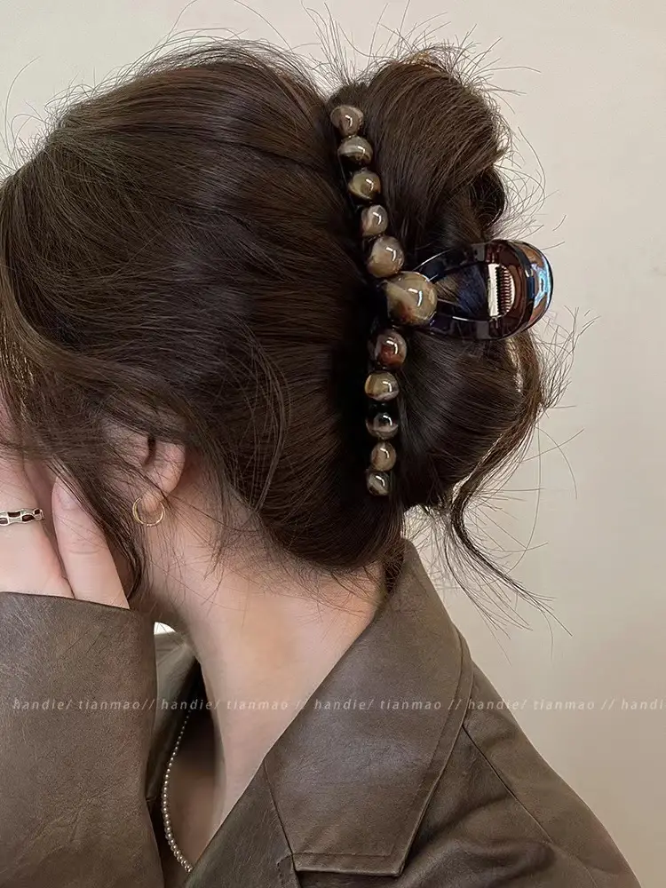 Super High-End Hairpin with Round Beads for Women — feature 6