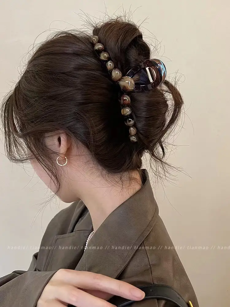 Super High-End Hairpin with Round Beads for Women — feature 7