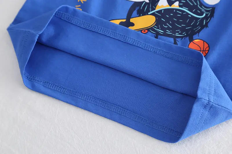 Boys Blue Cartoon T-Shirt Shorts Set Summer 2024 — feature 10