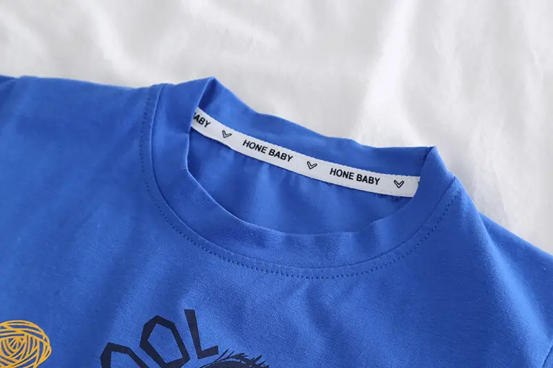 Boys Blue Cartoon T-Shirt Shorts Set Summer 2024 — feature 6