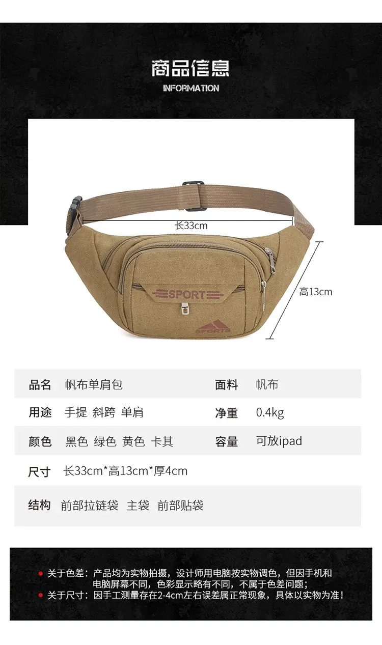 Men's Camo Waist Bag for Work & Outdoor Use — feature 11