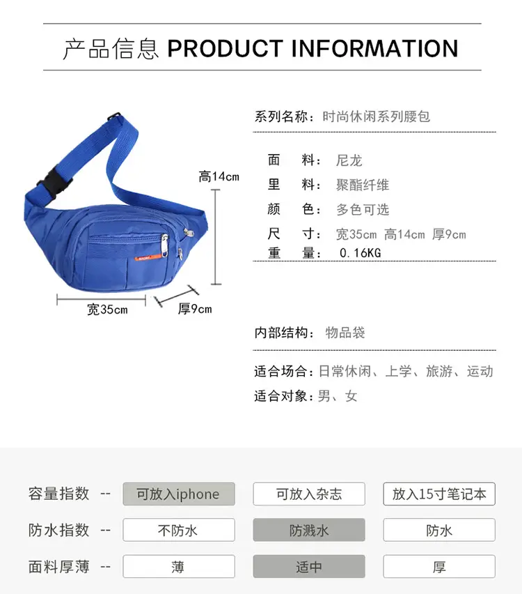 Men's Camo Waist Bag for Work & Outdoor Use — feature 14