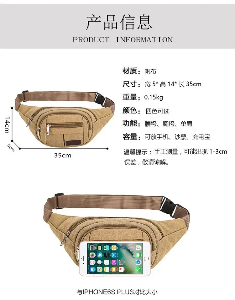 Men's Camo Waist Bag for Work & Outdoor Use — feature 7