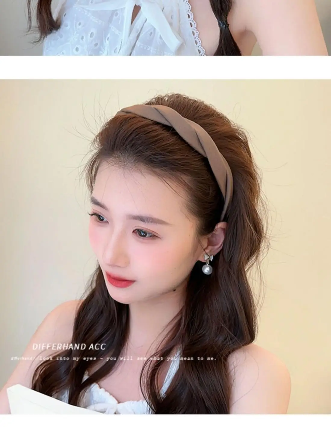 High Cranial Top Headband Women's 2024 New Style Face Washing Non-Slip Headband Wide-brimmed Toothed Pressed Hair Stamp Headwear Simple Hair Bundle — feature 7