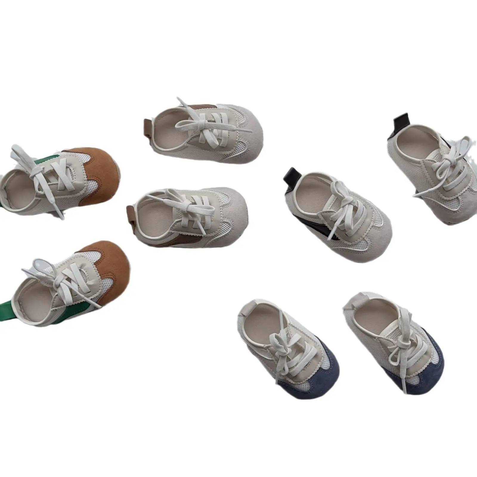 Baby Mesh Sandals White Green Blue Non-Slip