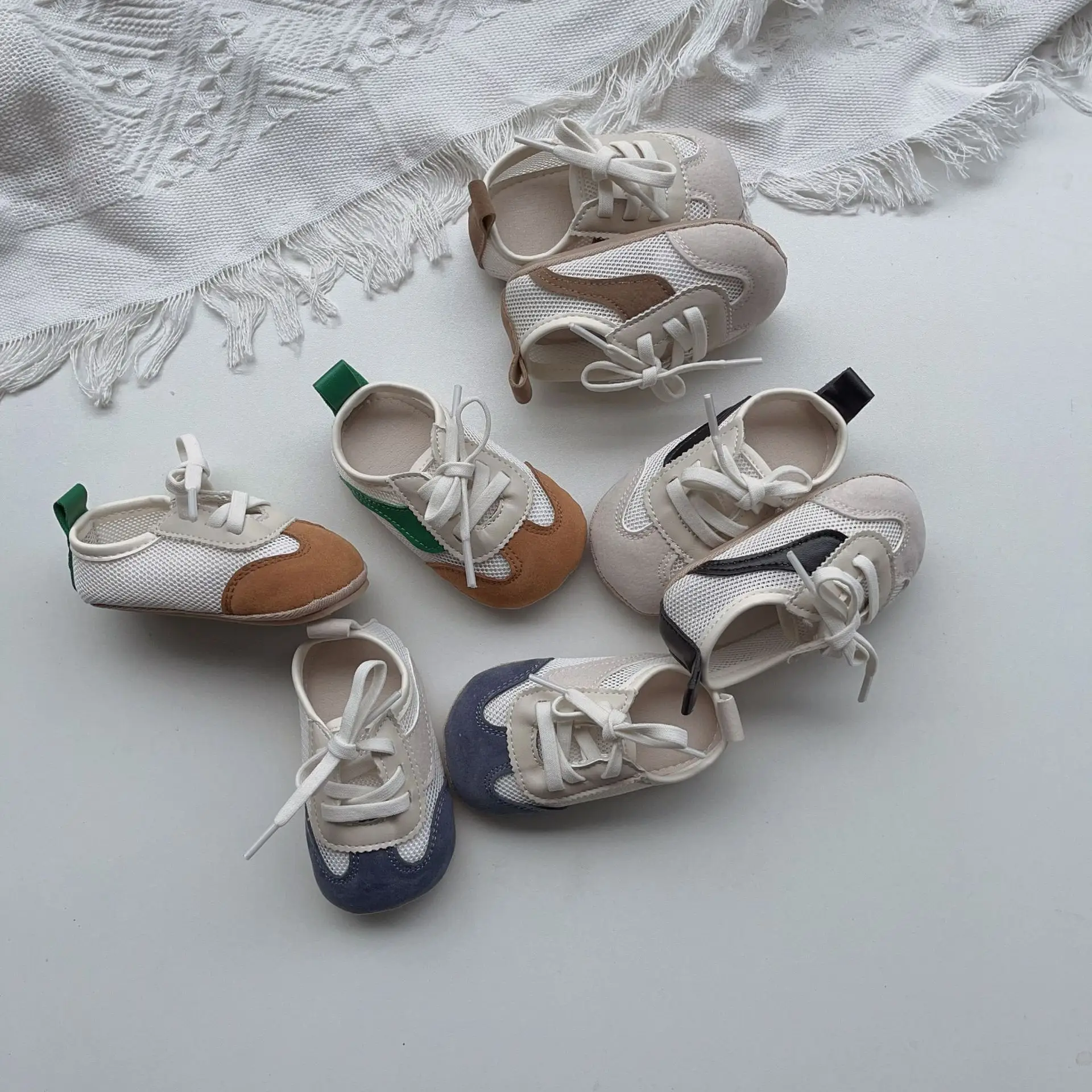 Baby Mesh Sandals White Green Blue Non-Slip — feature 21