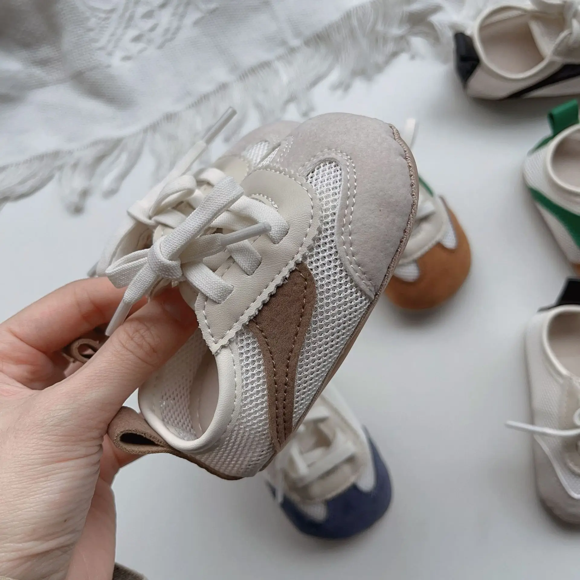 Baby Mesh Sandals White Green Blue Non-Slip — feature 8