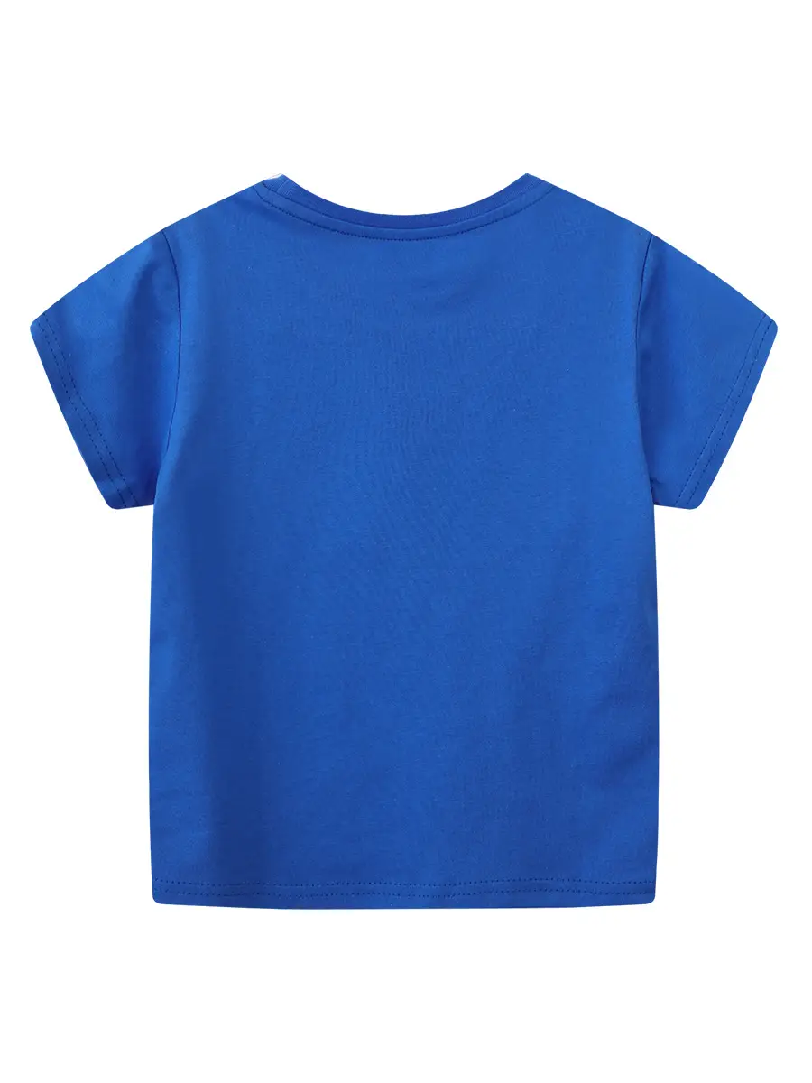 Boys Blue Dinosaur T-Shirt 2025 Summer - Image 5