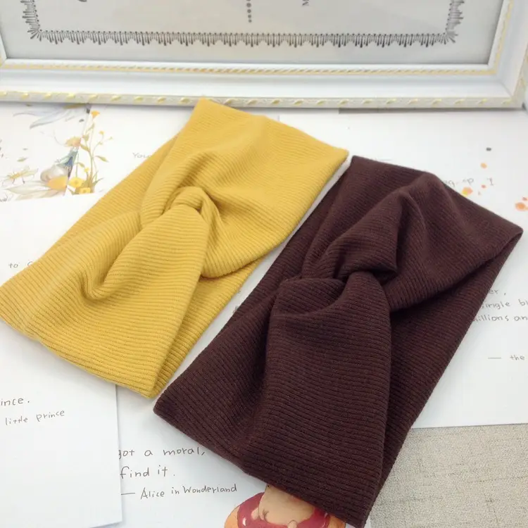 Brown Cotton Hair Band Thread for Women - Image 14