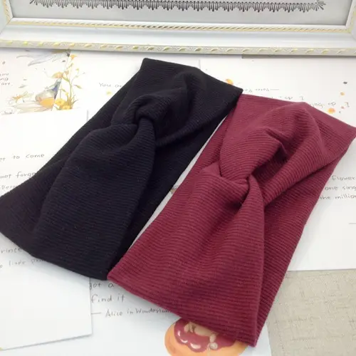 Brown Cotton Hair Band Thread for Women — feature 14
