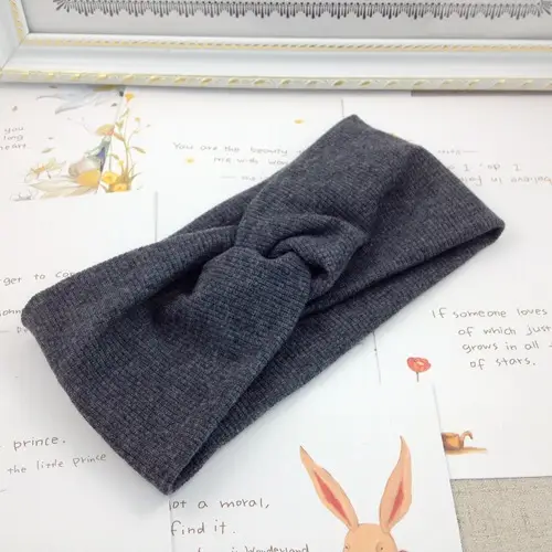 Brown Cotton Hair Band Thread for Women — feature 15