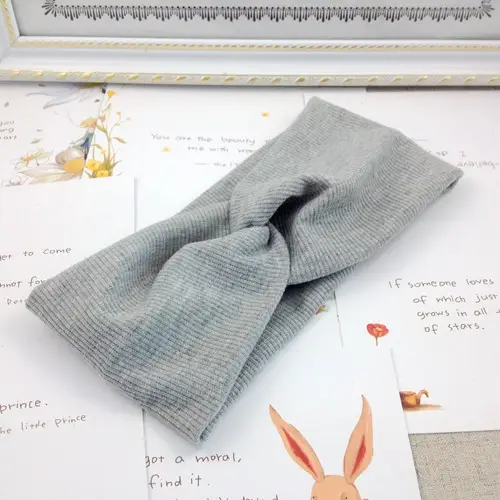 Brown Cotton Hair Band Thread for Women — feature 8