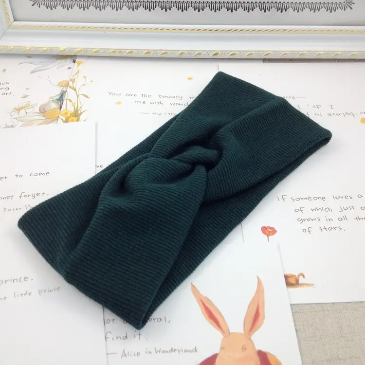 Brown Cotton Hair Band Thread for Women - Image 3