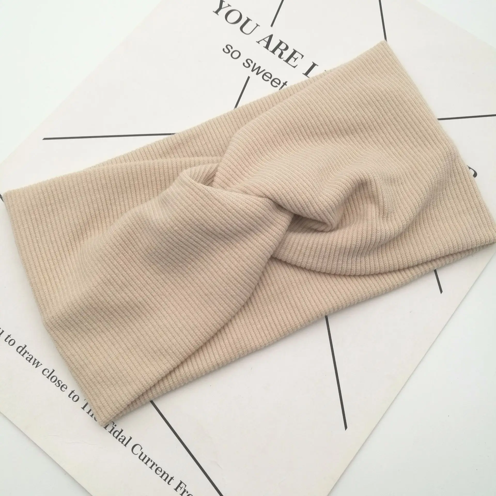 Brown Cotton Hair Band Thread for Women - Image 9