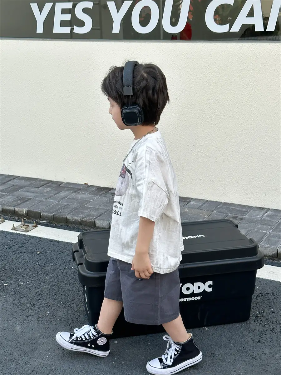 Boys Summer T-Shirt Kids Shorts Loose Cotton 2025 - Image 5