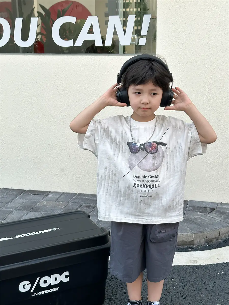 Boys Summer T-Shirt Kids Shorts Loose Cotton 2025 — feature 16